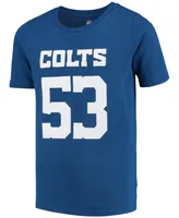 Big Boys Darius Leonard Royal Indianapolis Colts Mainliner Name and Number T-shirt