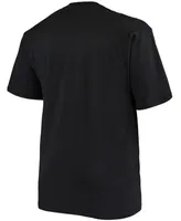 Men's Big and Tall Black New York Jets Color Pop T-shirt