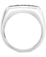 Effy Men's Sapphire Cluster Ring (5/8 ct. t.w.) in Sterling Silver