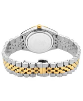 GV2 Women's Naples Two-Tone Stainless Steel and Ion Plating Swiss Quartz Bracelet Watch 34 mm