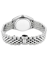 GV2 Women's Naples Silver-Tone Stainless Steel Swiss Quartz Bracelet Watch 34 mm - Silver