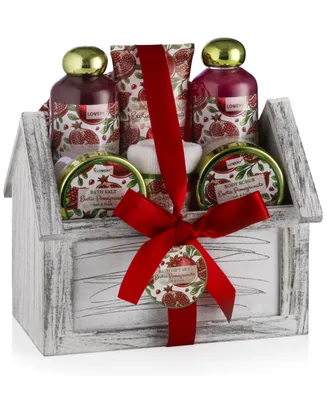 Lovery 8-Pc. Exotic Pomegranate Home Spa Gift Set