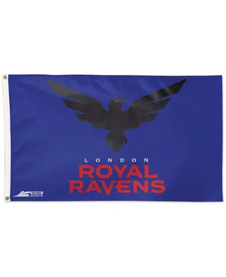 Multi London Royal Ravens 3' x 5' Single-Sided Deluxe Flag