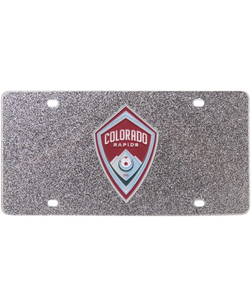 Multi Colorado Rapids Acrylic Glitter License Plate