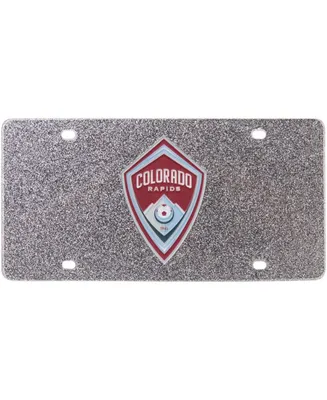 Multi Colorado Rapids Acrylic Glitter License Plate