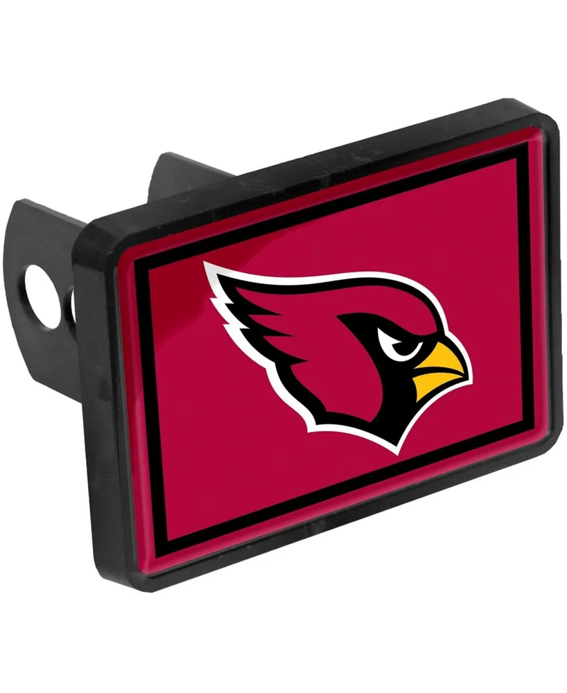 Multi Arizona Cardinals Logo 1.25" x 2" Universal Plastic Hitch Cover