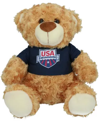 Brown Usa Swimming Fred Stuffed Bear