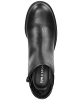 Sun + Stone Women's Morghan Lug Sole Block-Heel Booties, Created for Macy's