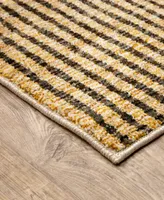 Jhb Design Deco PZZ10 6'7" x 9'6" Area Rug - Gold