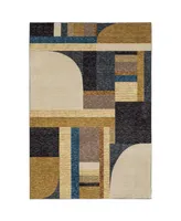 Jhb Design Deco PZZ01 3'3" x 5'2" Area Rug - Gold