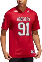 adidas Men's #91 Indiana Hoosiers Premier Strategy Jersey