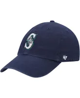 '47 Brand Big Boys and Girls Seattle Mariners Team Logo Clean Up Adjustable Hat