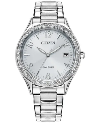 Citizen Women's Eco Drive Classic Stainless Steel Bracelet Watch 34mm - Silver