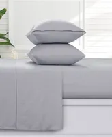 Solid 170-gsm Flannel Extra Deep Pocket Piece Sheet Set