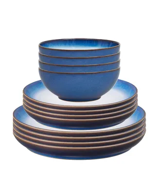 Blue Haze 12-Pc Dinnerware Set, Service for 4