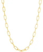 14K Gold Plated Camila Paperclip Necklace
