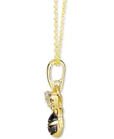 Le Vian Nude Diamond (1/5 ct. t.w.) & Blackberry Diamond (1/10 ct. t.w.) 18" Pendant Necklace in 14k Gold