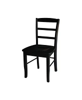 42" Dual Drop Leaf Table with 4 Ladder Back Dining Chairs