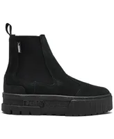 Puma Women's Mayze Suede Chelsea Boots from Finish Line