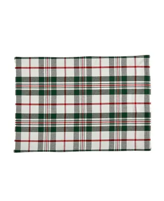 Holiday Plaid Placemat Set, 4 Piece