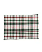 Holiday Plaid Placemat Set, 4 Piece