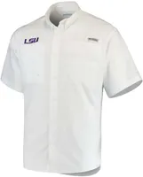 Columbia Men's Lsu Tigers Pfg Tamiami Shirt