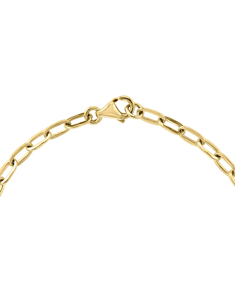 Effy Diamond Paperclip Link Bracelet (1/2 ct. t.w.) in 14k Gold