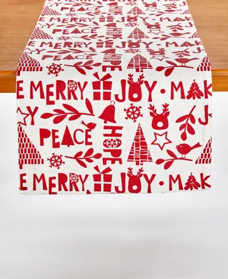 Make Merry Rev Table Runner, 72" x 14"