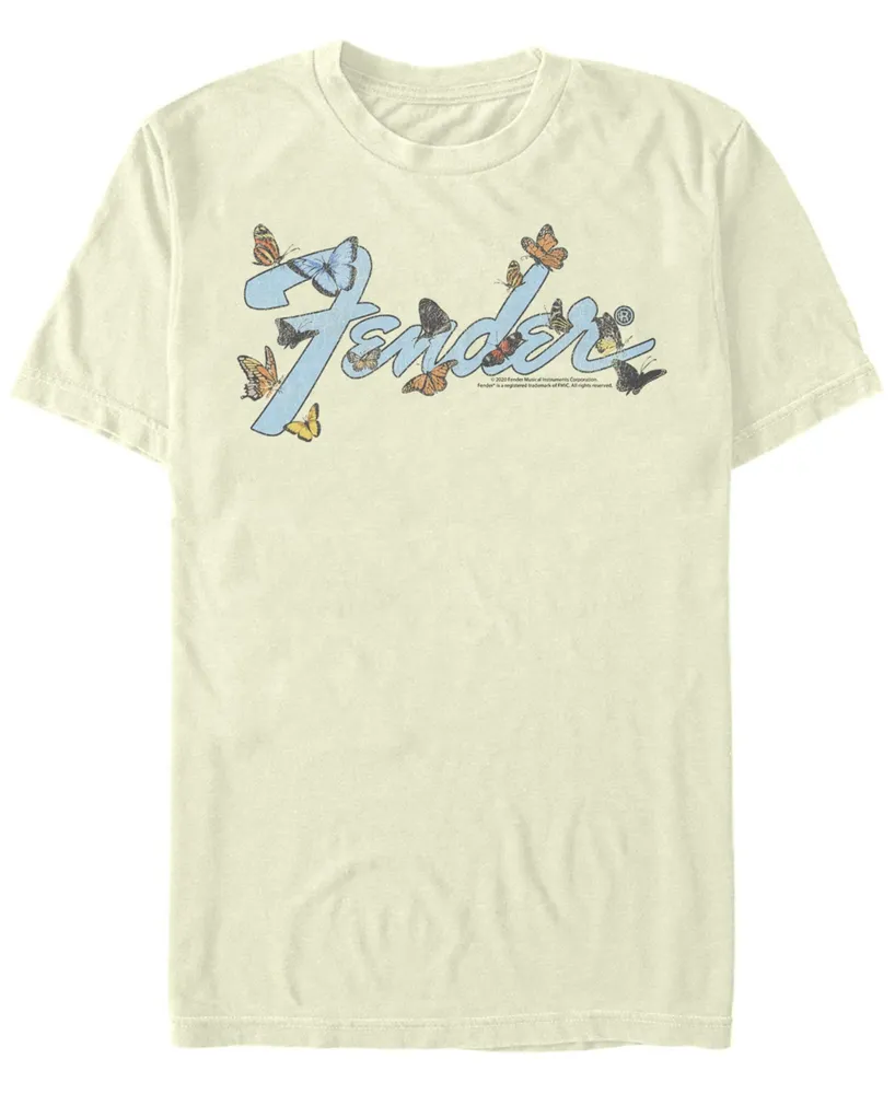 Fifth Sun Men's Fender Butterfly Logo Short Sleeve T-shirt