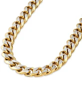 Esquire Men's Jewelry Two-Tone Curb Link 22"Chain Necklace, Created for Macy's