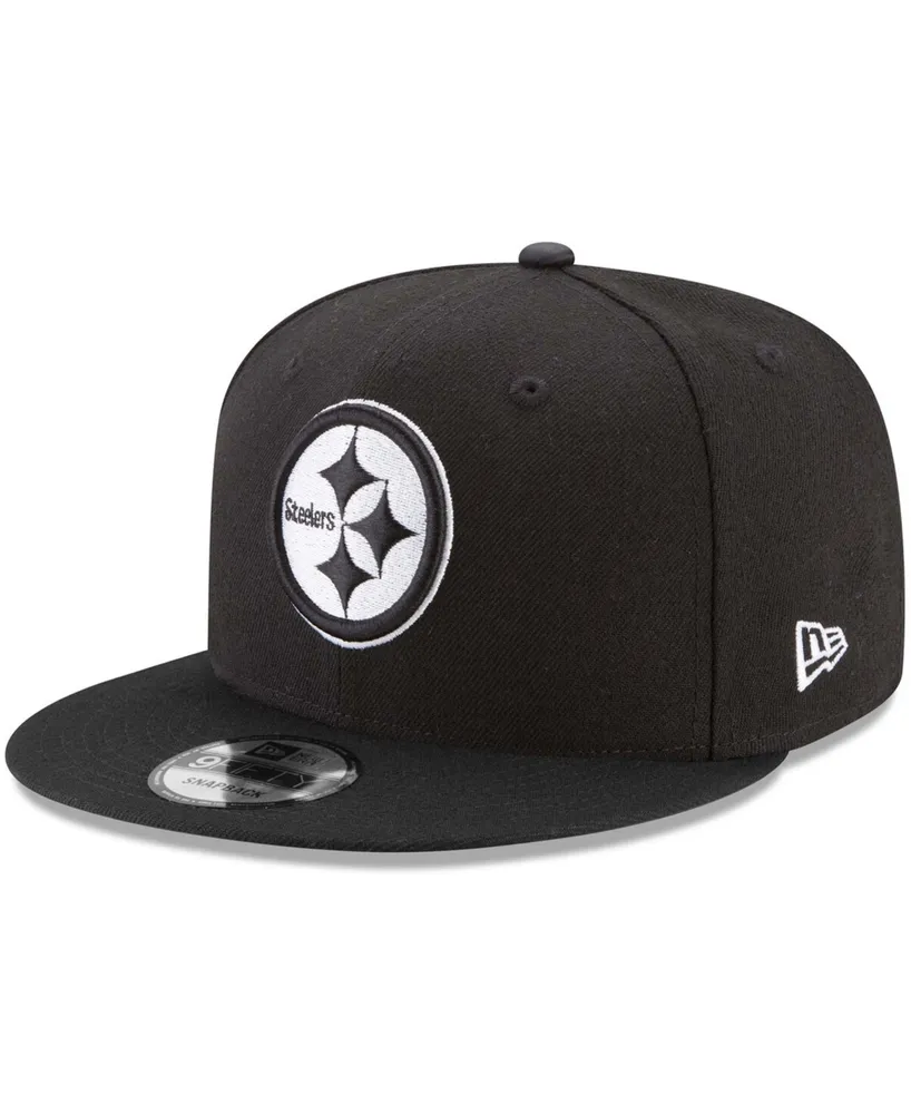 Men's Black Pittsburgh Steelers B-Dub 9Fifty Adjustable Hat