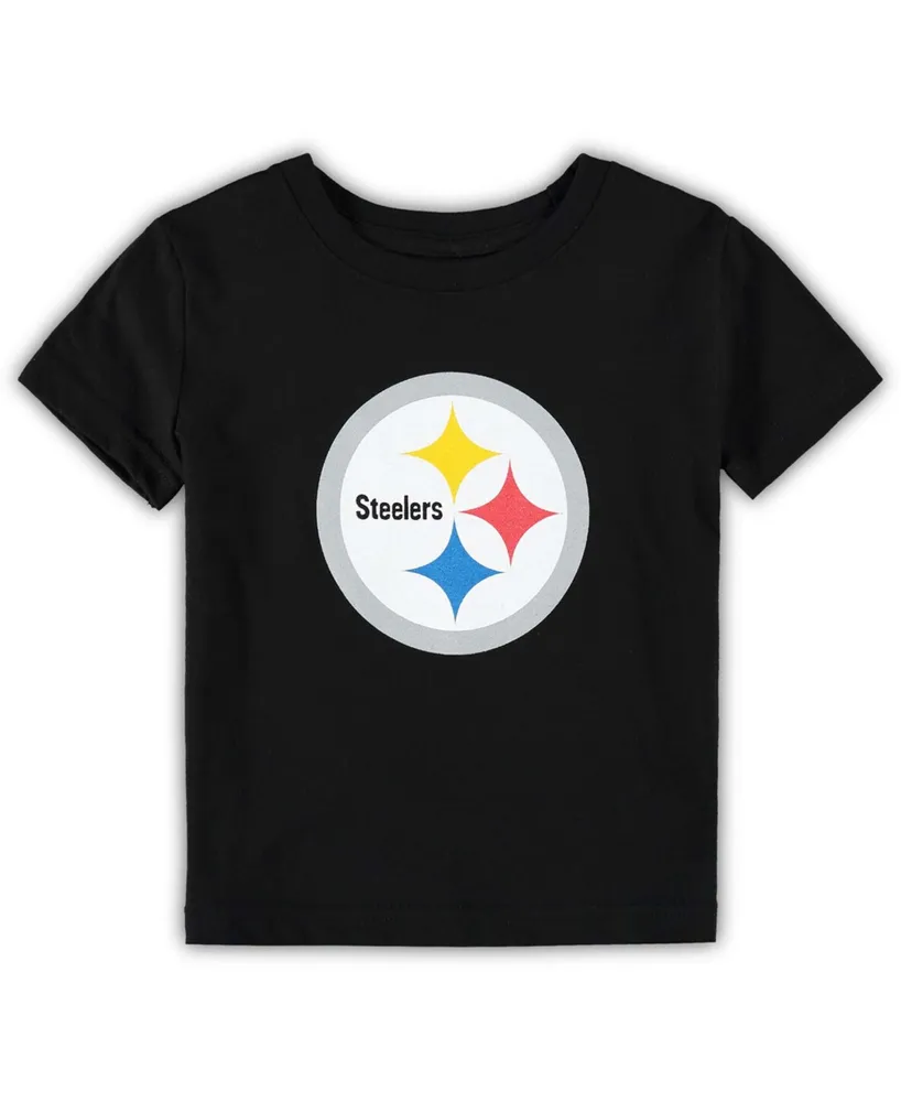 Women's Pittsburgh Steelers Majestic Black Plus Size Team Logo