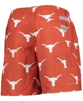 Men's Texas Orange Texas Longhorns Pfg Backcast Ii Omni-Shade Hybrid Shorts