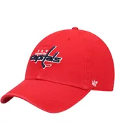 Men's Red Washington Capitals Team Clean Up Adjustable Hat