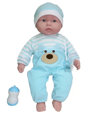 Jc Toys Lots to Cuddle Babies 20" Huggable Boy Baby Doll Set, 4 Pieces