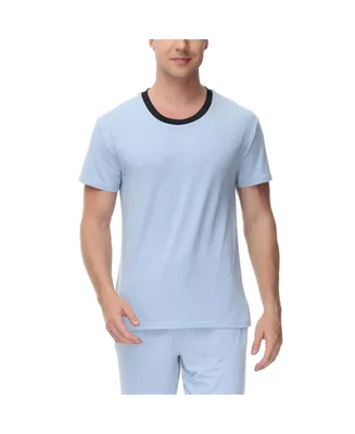 Ink + Ivy Heat retaining Crew neck contrast Short Sleeve Pajama Tee