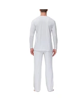 Ink+Ivy Men's Two Piece Henley Pajama Set