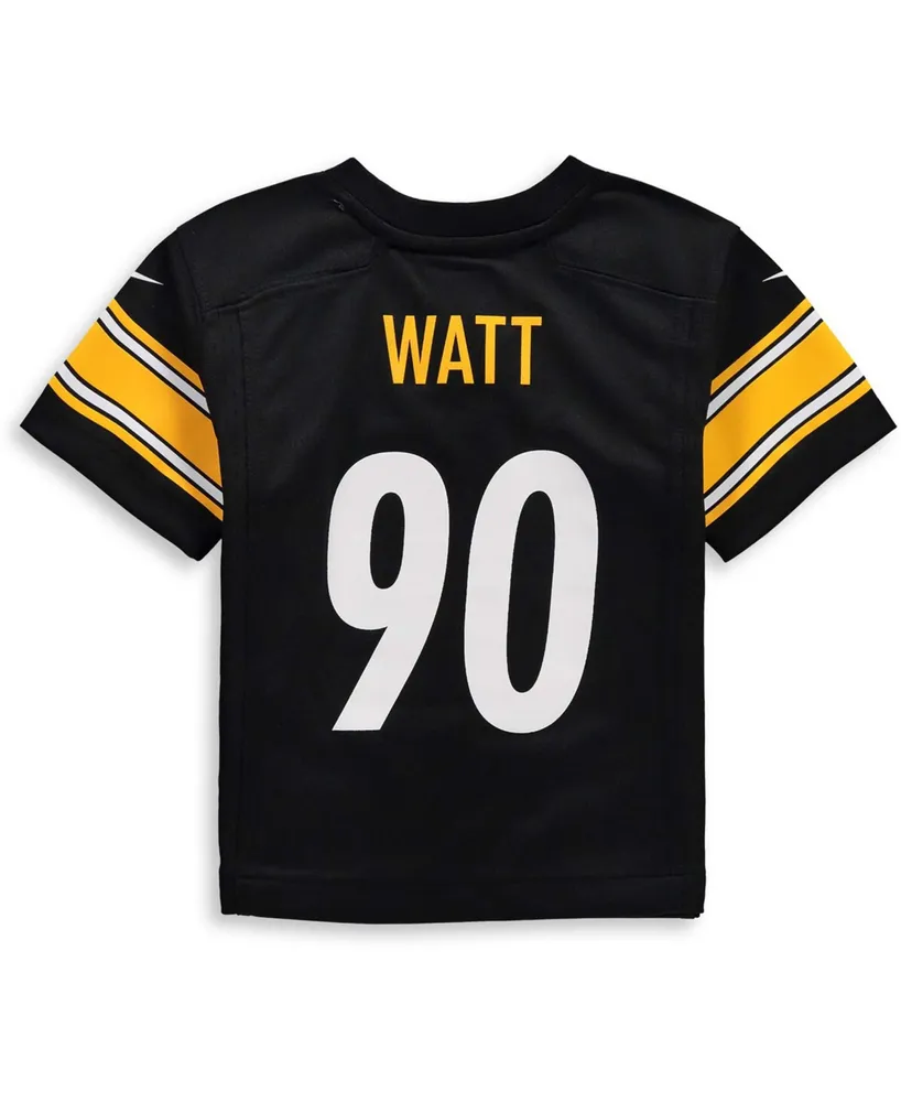 Nike Toddler Boys and Girls T.j. Watt Black Pittsburgh Steelers Player Game Jersey