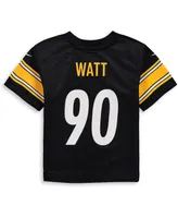 Nike Toddler Boys and Girls T.j. Watt Black Pittsburgh Steelers Player Game Jersey