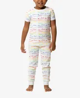 Pajamas for Peace Peace and Love Baby Boys and Girls 2-Piece Pajama Set