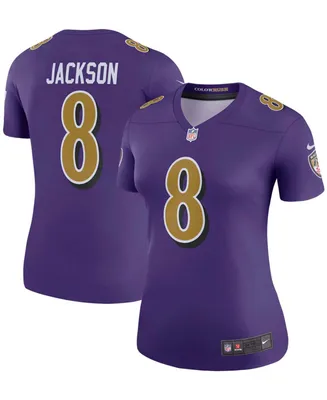 Women's Lamar Jackson Purple Baltimore Ravens Color Rush Legend Player Jersey