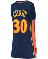 Women's Stephen Curry Navy Golden State Warriors 2009-10 Hardwood Classics Swingman Jersey