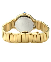 GV2 Women's Rome Gold-Tone Ion Plating Swiss Quartz Bracelet Watch 36 mm