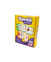 Junior Learning Vowel Puzzles Educational Learning Set, 78 Pieces