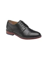 Johnston & Murphy Little Boys Conard Cap Toe Shoe