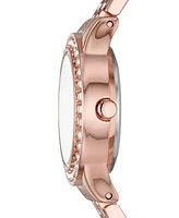 Folio Women's Rose Gold-Tone Bracelet Watch Gift Set, 27mm