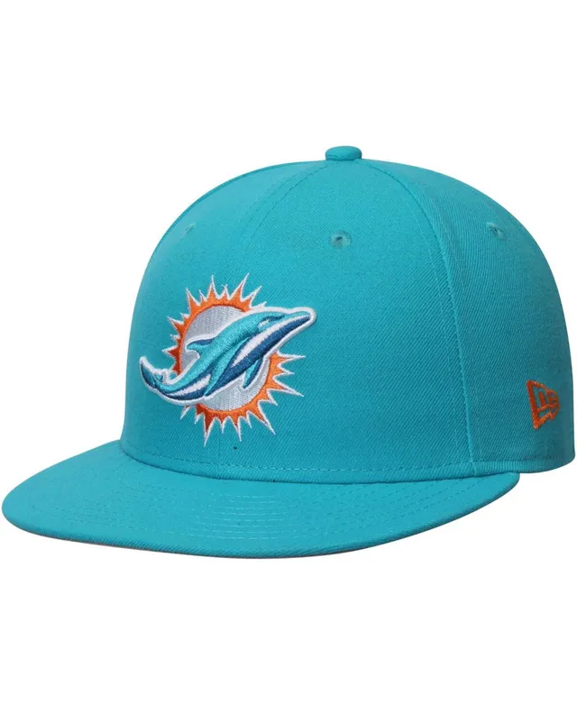 47 Brand Men's Aqua, Natural Miami Dolphins Trawler Trucker Clean Up  Snapback Hat - Macy's