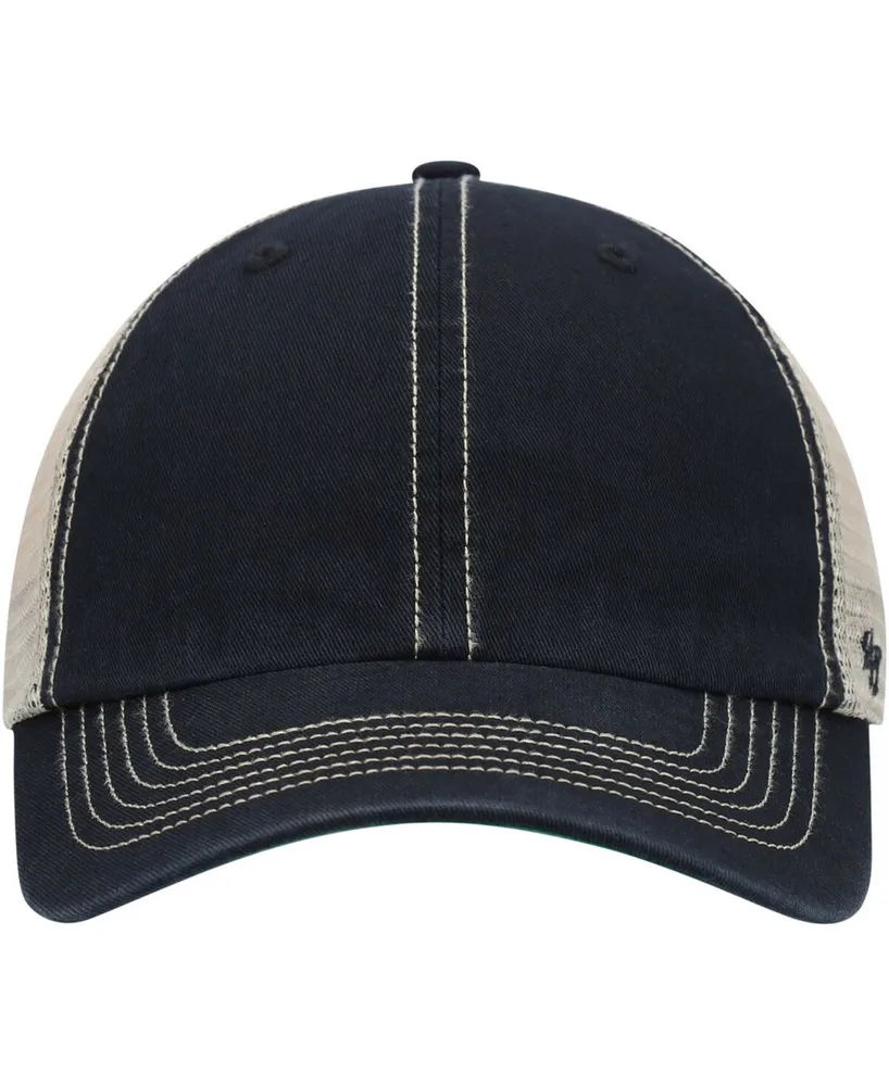 Men's Black, Natural Trawler Clean Up Snapback Hat