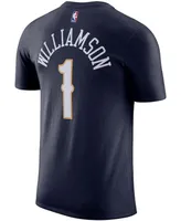 Men's Zion Williamson Navy New Orleans Pelicans Name & Number T-shirt