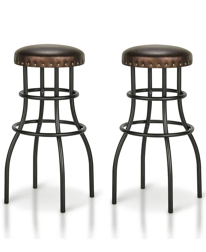 Delvan Padded Bar Stool, Set of 2